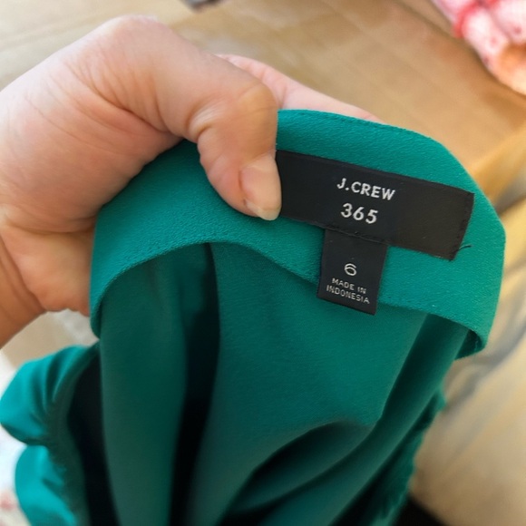 J.Crew Green Square Neck Blouse - Picture 6 of 6